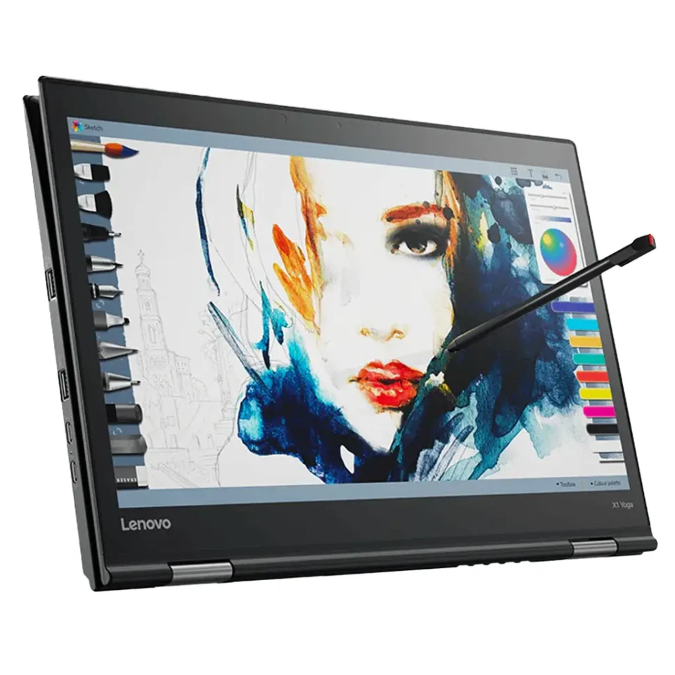 Lenovo Thinkpad X1 Yoga Gen 2 Intel Core i7 7600U 16GB Ram 512GB SSD  14" Dokunmatik Windows 10 Pro Siyah - Görsel 6
