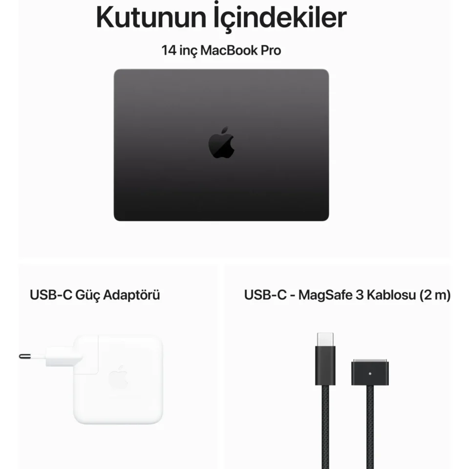 Apple Macbook Pro M3 Pro 18 GB Ram 1TB SSD  14" MacOs Uzay Siyahı - Görsel 10