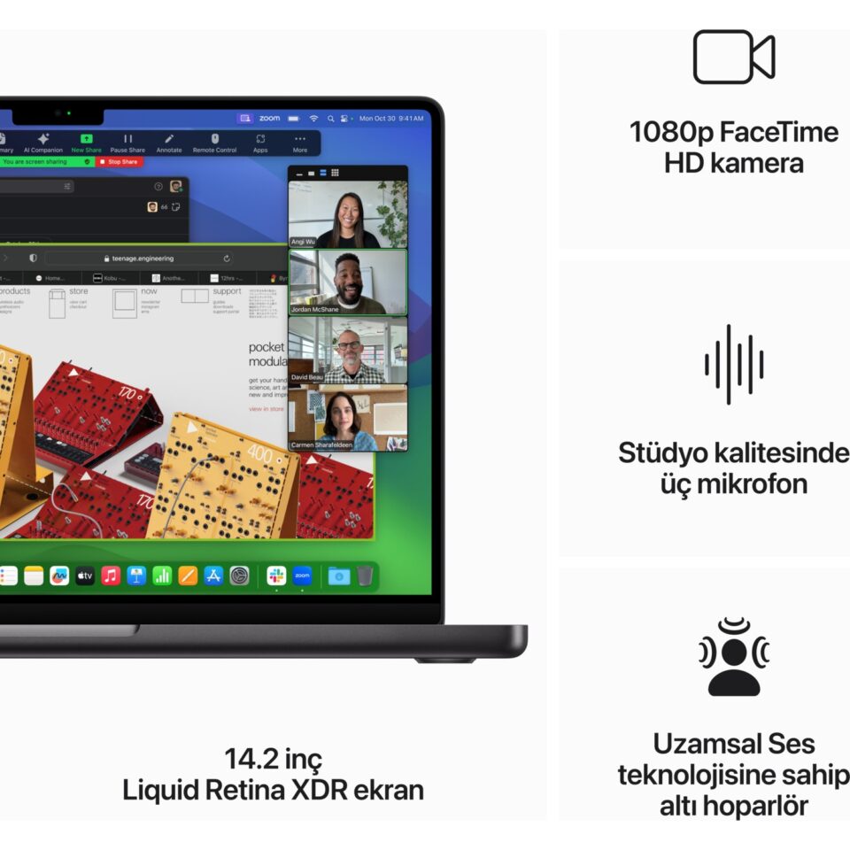 Apple Macbook Pro M3 Pro 18 GB Ram 1TB SSD  14" MacOs Uzay Siyahı - Görsel 6