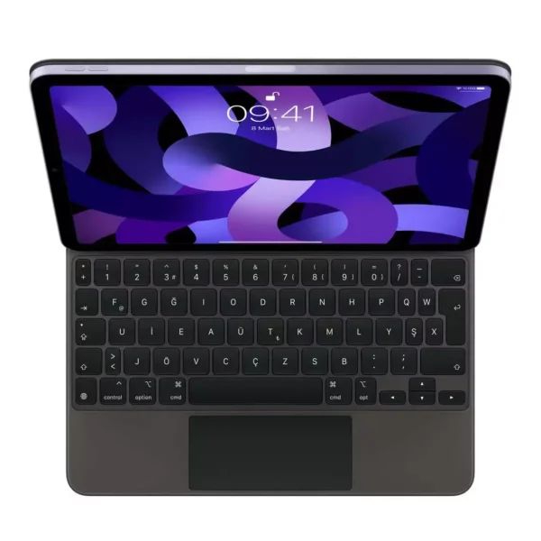Apple 11 inç iPad Pro (4. nesil) ve iPad Air (5. nesil) için Magic Keyboard Türkçe F Klavye MXQT2TU/A       Siyah