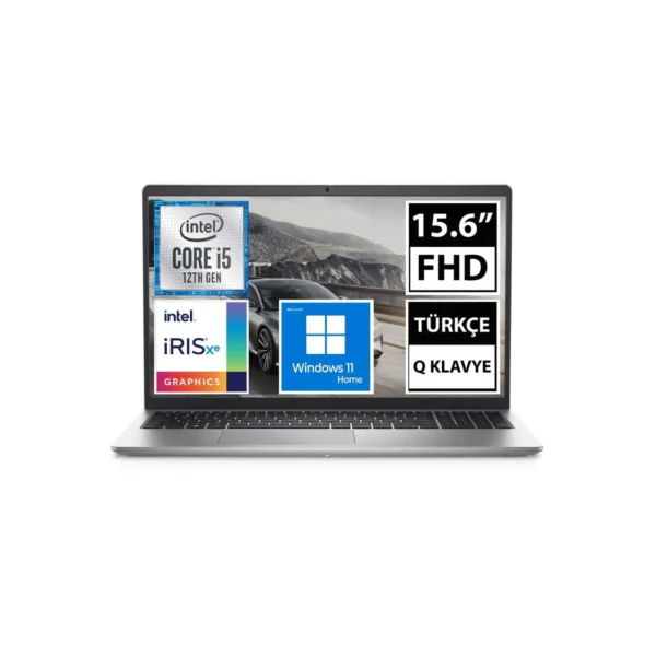 Dell Inspiron 15 3520 Intel Core i5 1235U 16GB Ram 512GB SSD Dahili Ekran Kartı 15.6" FreeDos Gümüş Gri