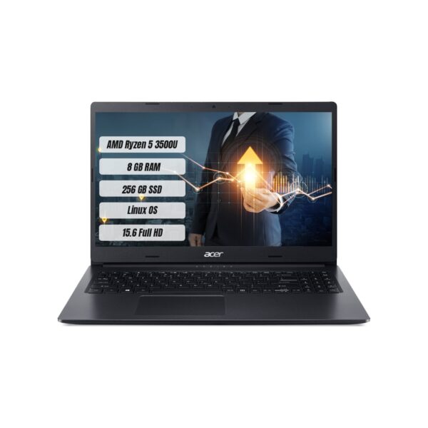 Acer Aspire 3 A315-23-R0U2 AMD Ryzen 5 3500U 8GB Ram 256GB SSD  15.6" FreeDos Siyah
