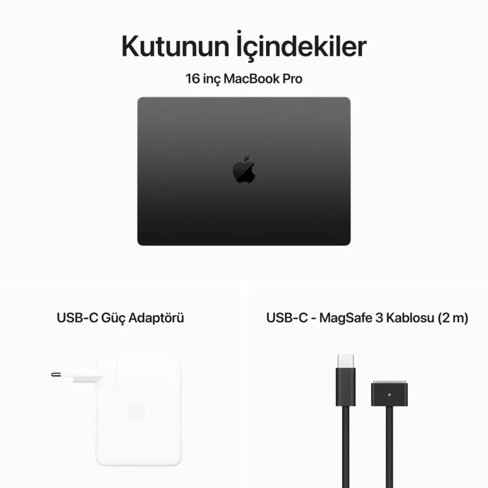 Apple Macbook Pro M3 Pro 18 GB Ram 512GB SSD  16" MacOs Uzay Siyahı - Görsel 10