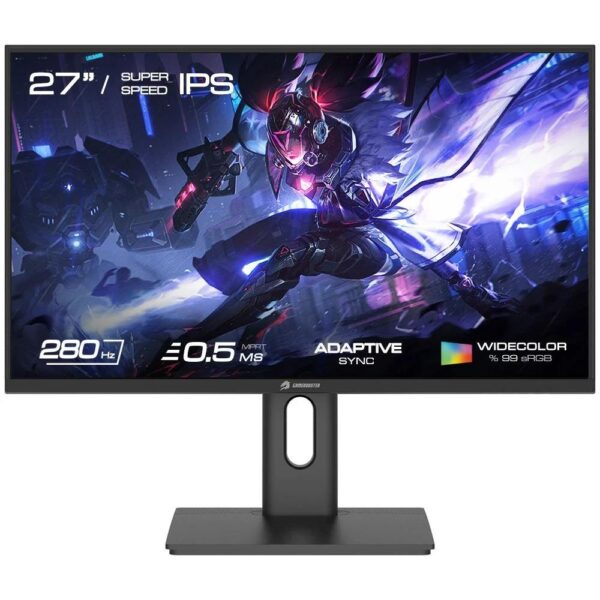 GameBooster GB-2729FF 280Hz 0.5ms(MPRT) HDMI DP HDR10 FreeSync G-Sync Pivot SS IPS FHD Gaming Monitör     27"