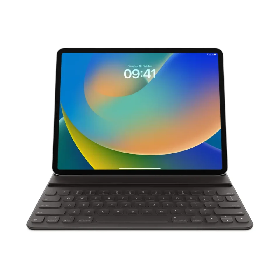 Apple Smart Keyboard Folio 12.9 inç iPad Pro için Akıllı Klavye ve Kılıf Almanca MXNL2TD/A       Beyaz