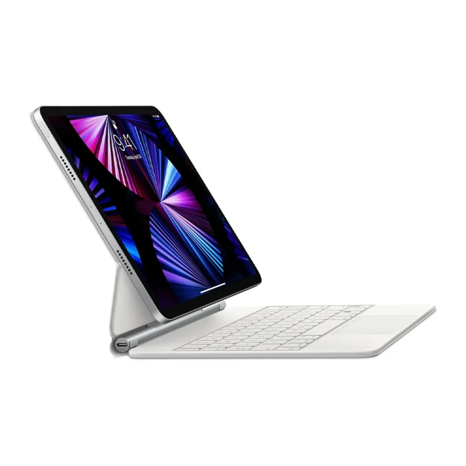 Apple Magic Keyboard: 11 inç iPad Pro ve iPad Air (4. ve 5. nesil) için MJQJ3TZ/A ABD İngilizcesi - Beyaz - Görsel 3