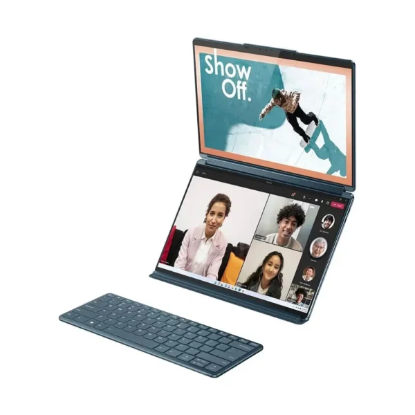 Lenovo Yoga Book 9 82YQ004STR Intel Core i7 1355U 16GB Ram 1TB SSD Dahili Ekran Kartı 13.3" 2.8K Oled Dokunmatik Windows 11 Home Deniz Mavisi